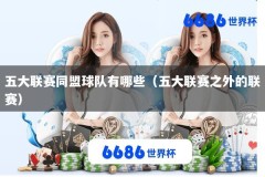 五大联赛同盟球队有哪些（五大联赛之外的联赛）