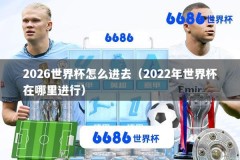 2026世界杯怎么进去（2022年世界杯在哪里进行）