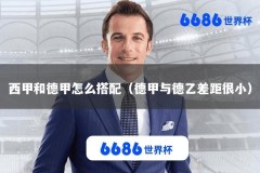 西甲和德甲怎么搭配（德甲与德乙差距很小）