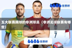 五大联赛踢球的非洲球员（非洲足球联赛有哪些）