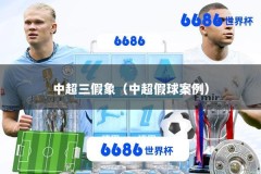 中超三假象（中超假球案例）