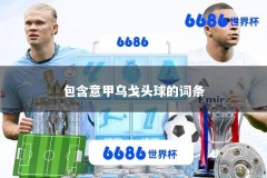 包含意甲乌戈头球的词条