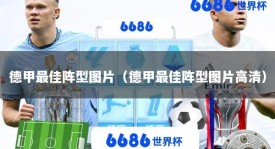 德甲最佳阵型图片（德甲最佳阵型图片高清）