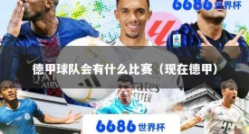 德甲球队会有什么比赛（现在德甲）