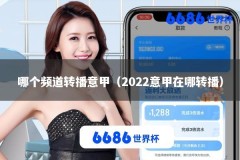 哪个频道转播意甲（2022意甲在哪转播）